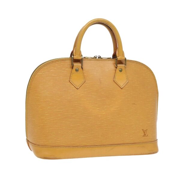 LOUIS VUITTON Epi Alma Hand Bag Yellow - Picture 1 of 16